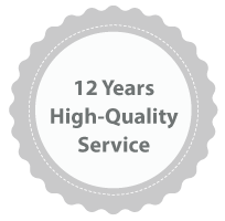 12-Years-High-Quality-Service-badge